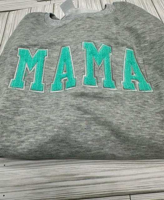 Narrow Varsity Athletic Sport Font Applique