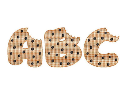 Bitten Cookie Choco Crisps Font
