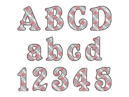 Old Fashioned Tartan Font