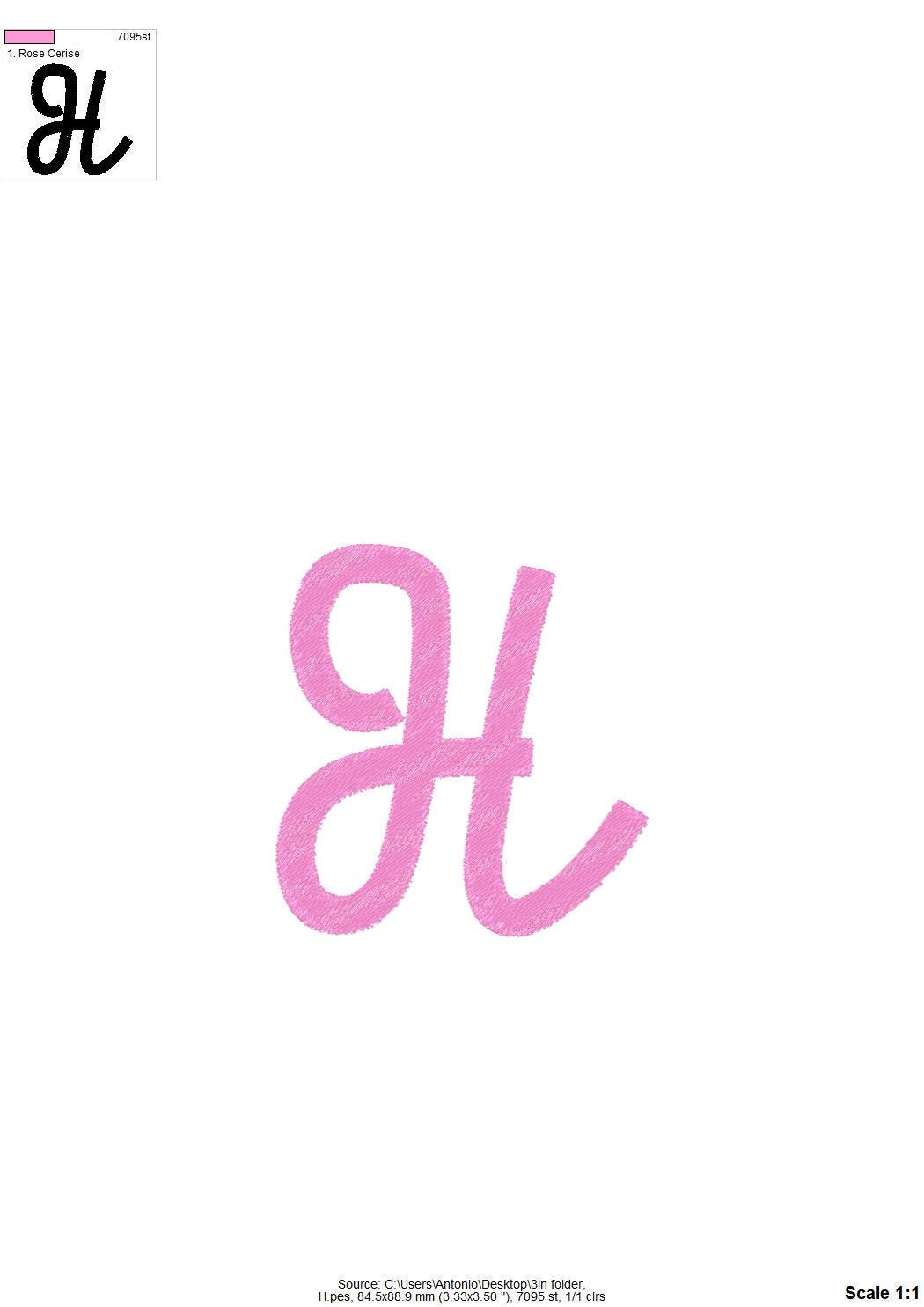 Fill Stitch Handwritten Font Tala