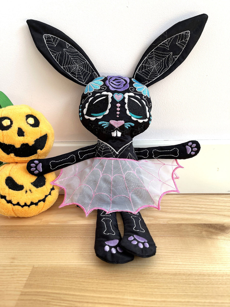Sugar Skull Calavera Pretty Bunny ITH