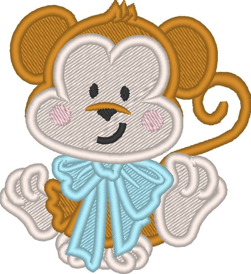 Baby Monkey Applique