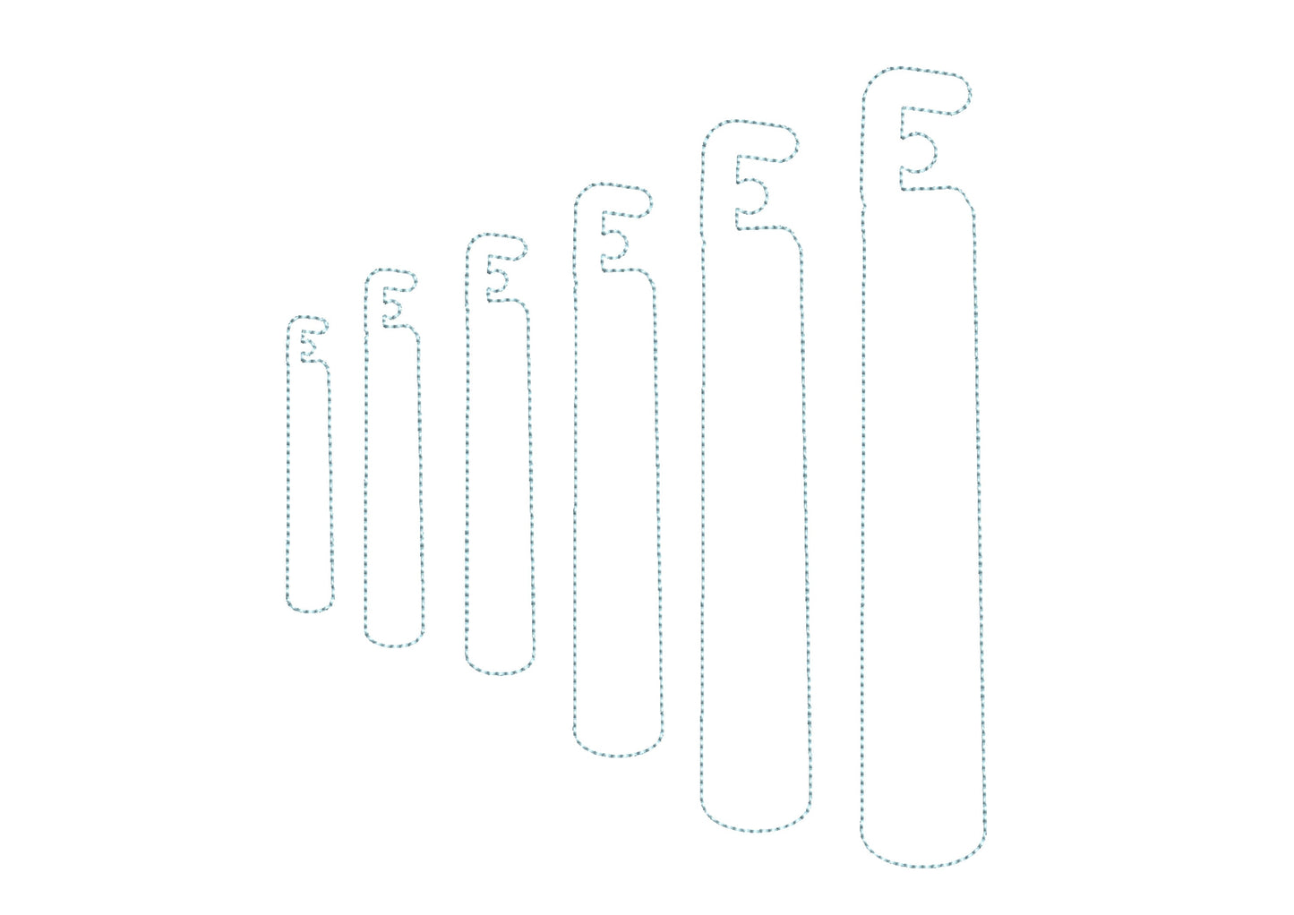 Brush Stroke Painter Font Applique