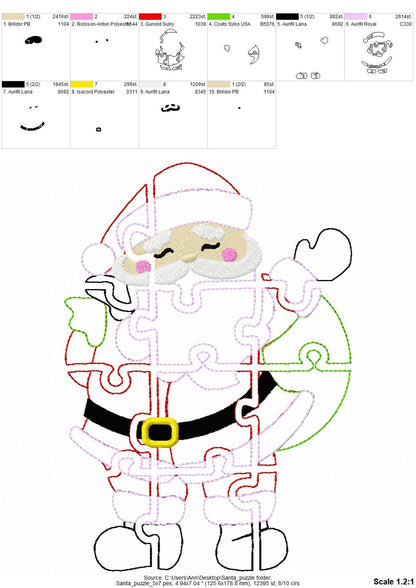 Santa Puzzle ITH