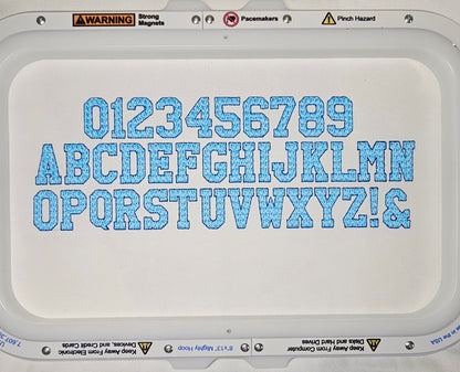 Knitted Knit Effect Light Stitch Sport Font