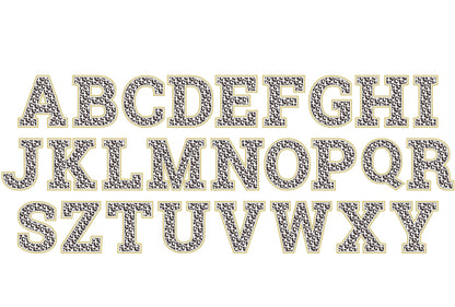 Leopard Outlined Nice Font