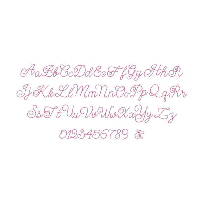 Quick Light Chain Stitch Script Handwritten Mini Font
