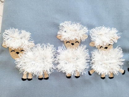 Cute Little Fringed Sheep Lamb