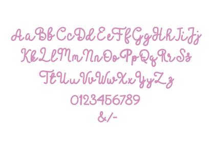 Fill Stitch Handwritten Font Tala