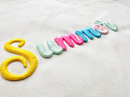 Puffy Puff Foam Handwritten Font