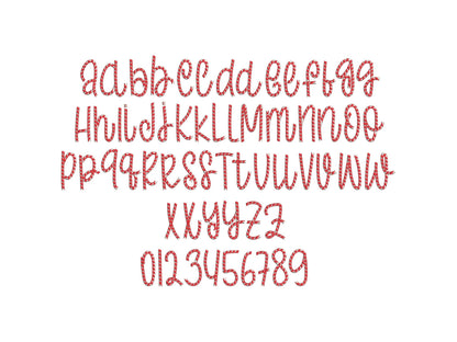 Christmas Candy Cane Font