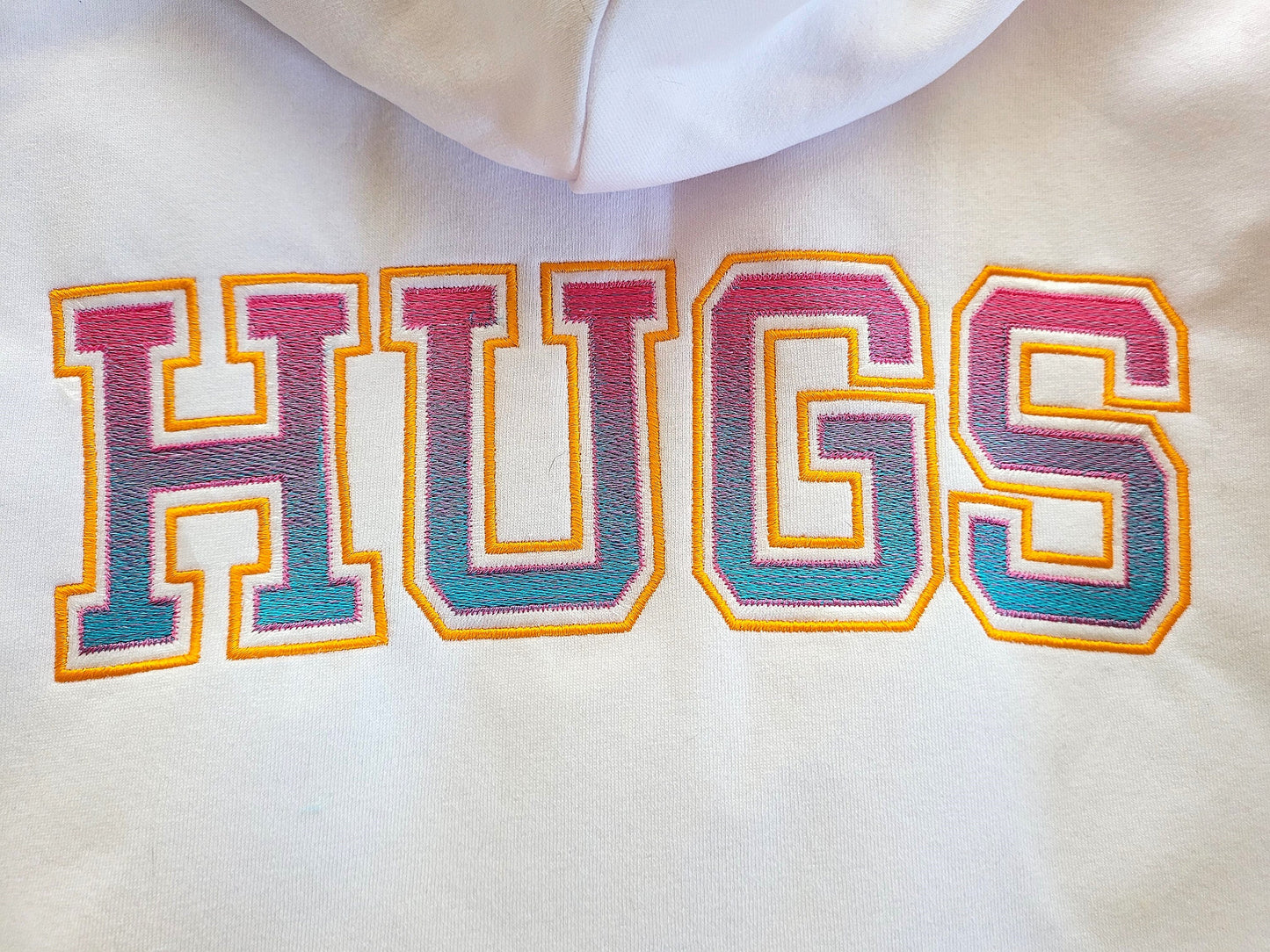 Iridescent 2-Color Sororities Varsity Greek Font Applique