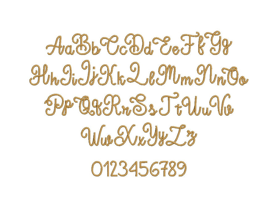 Beautiful Satin Stitch Handwritten Font