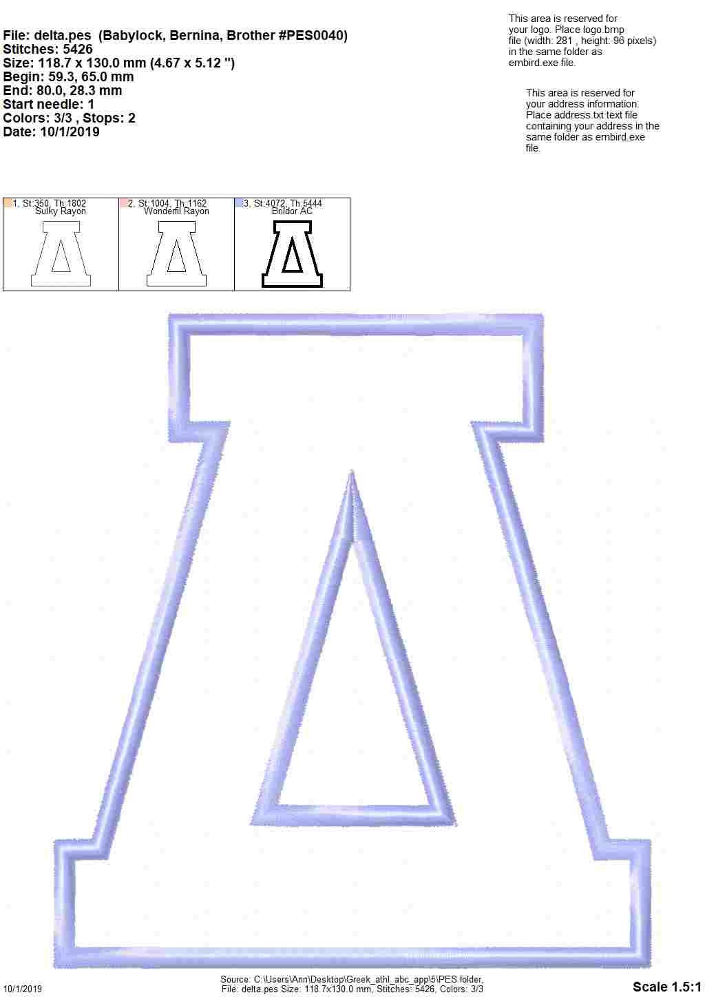 Sport Block Athletic Varsity Sororities Greek Font