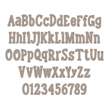 Quick Light Stitch School Font