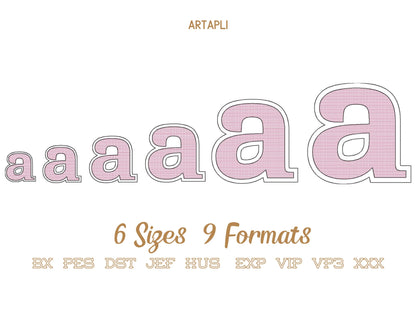 Golden Light Stitch Block Sheriff Font