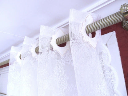 Floral Curtain Holes ITH