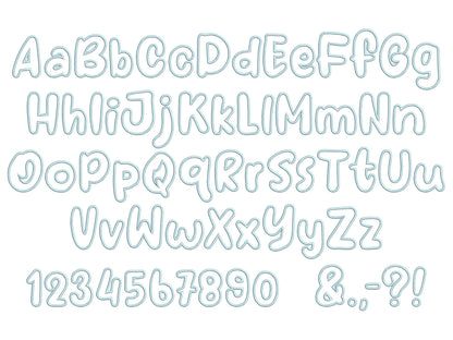 Baby Applique Font