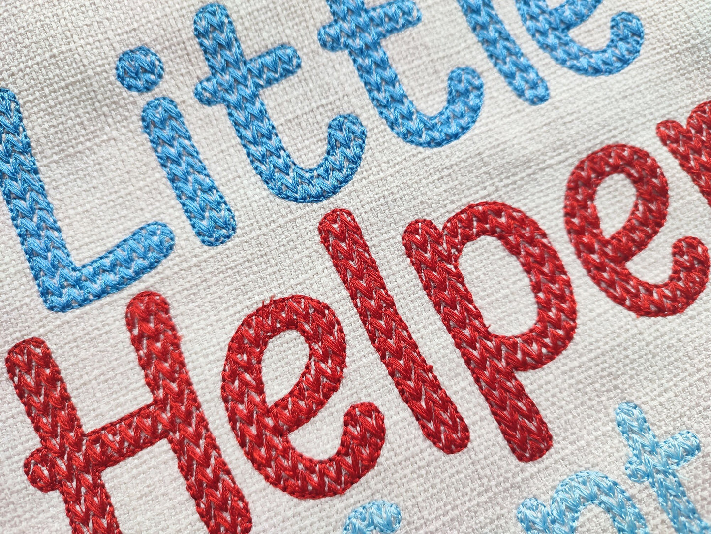 Knitted Effect Knit Texture Font