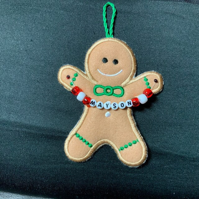 Christmas Gingerbread Man Cookie Set ITH