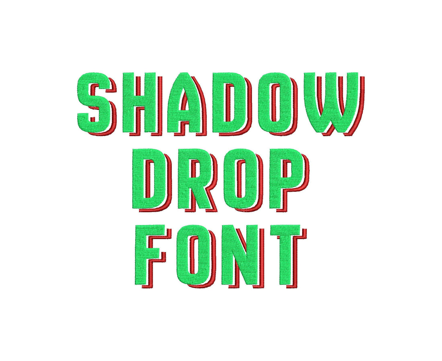 Shadow Drop Font