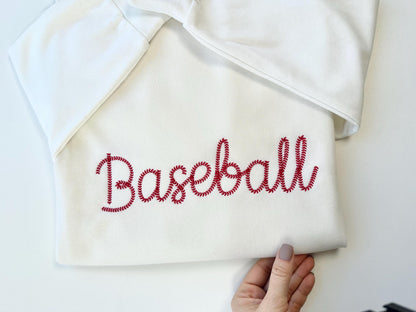 Baseball Stitch Handwritten Script Font