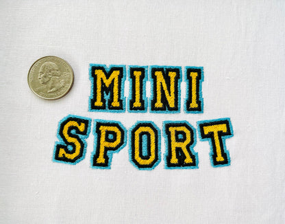 3-Color Mini Varsity Collegiate Fill Font