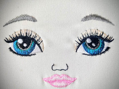 Doll Face Iridescent Eyes