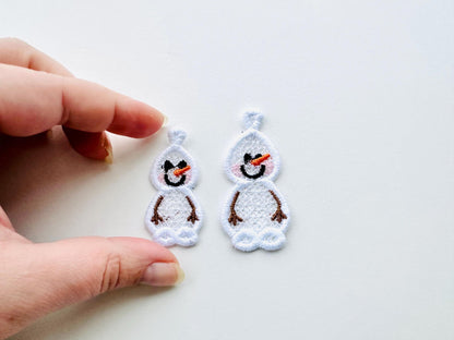 Little Snowman Charm Christmas Ornament