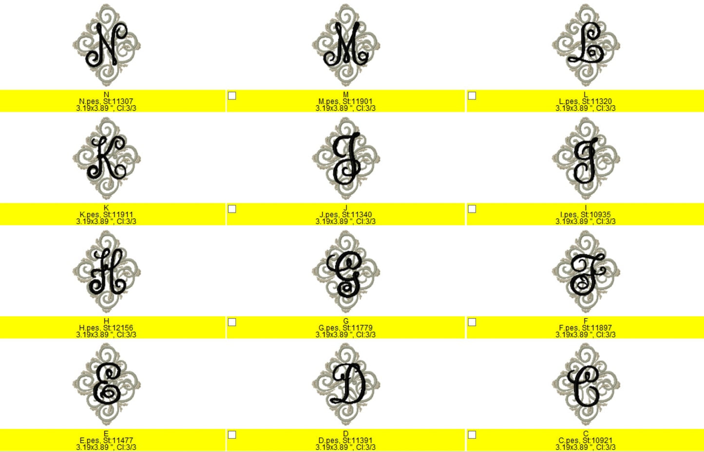 Elegant Wedding Monogram