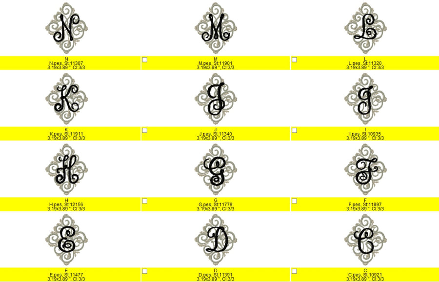 Elegant Wedding Monogram