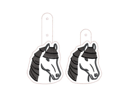 Horse Fringed Hair Keychain