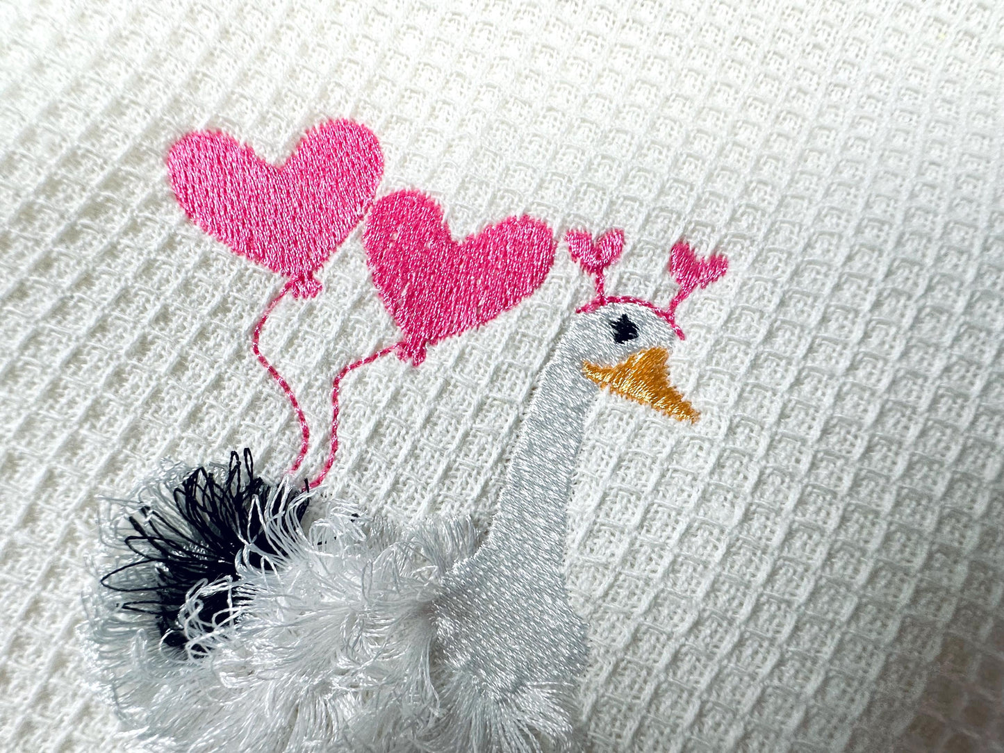 Fringed Valentine Goose