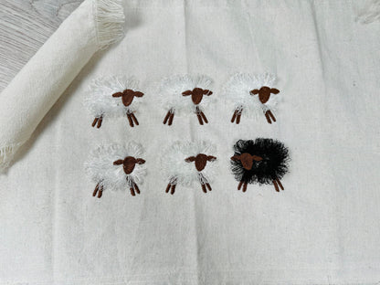 Mini Fringed Sheep Lamb Baby