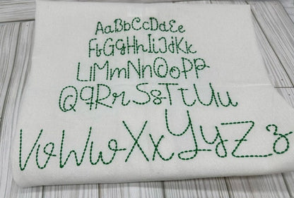 Must Have Hand Stitch Effect Font