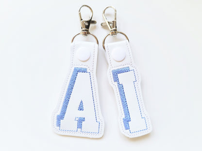 Boys Shadow Monogram Keychain