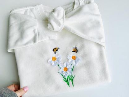 Fringed Flowers and Bee Honeybee