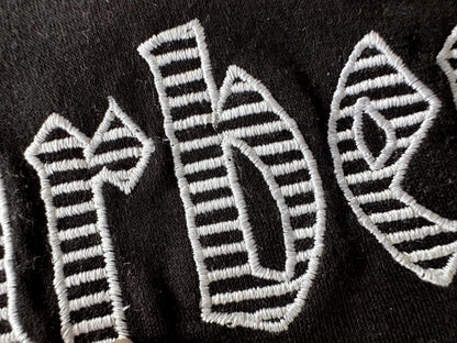 Striped Old Fashioned Font Barber