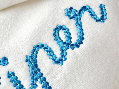 Extra Bold Chain Stitch Font Piper