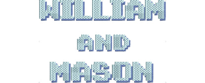 Pixel Miner Bricks Block Type Shadow Font