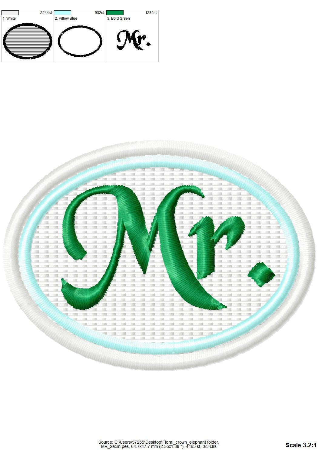 Embossed Towel Mr And Mrs Monogram