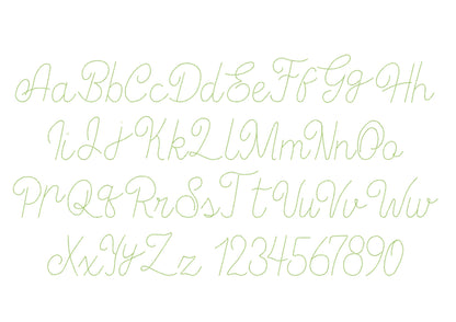 Classic Hand Stitch Effect Script Font