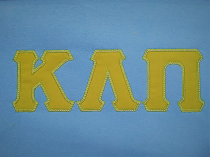 Sororities Greek Font Applique