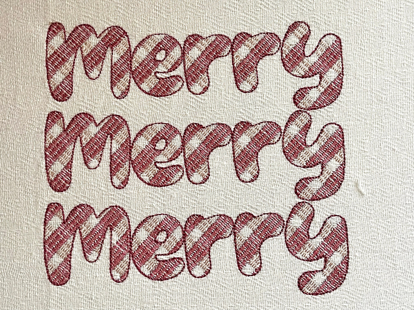 Retro Gingham Plaid Patterned Fun Font