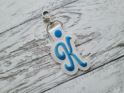 Handwritten Monogram Initial Keychain