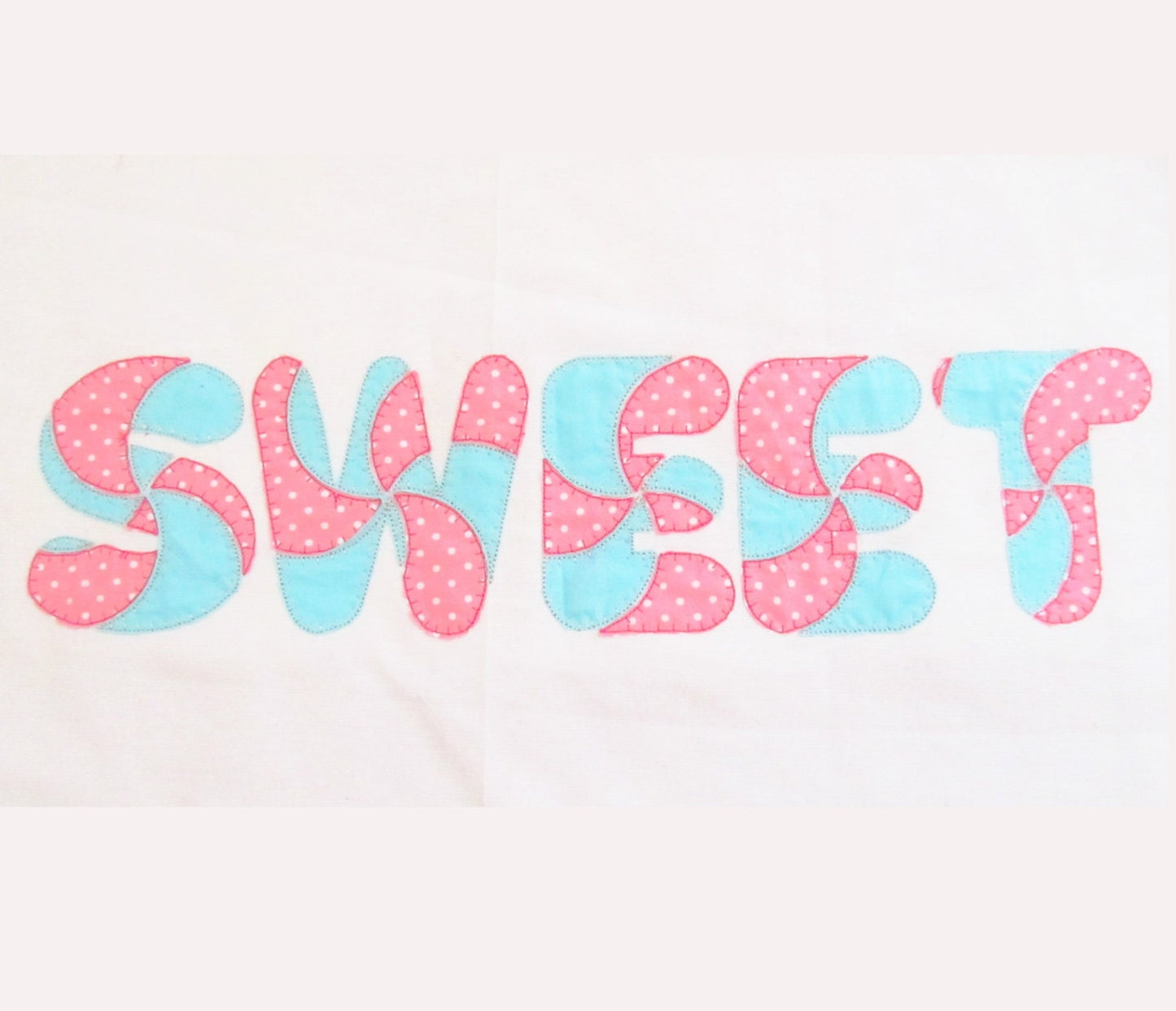 Patchwork Rag Edges Sweet Candy Lollipop Font