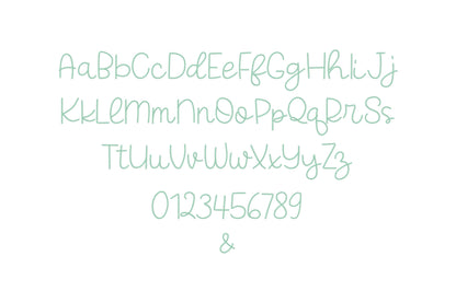 Extra Bold Chain Stitch Handwritten Font Piper