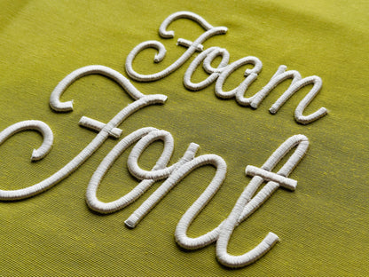 Puff Pyffy Foam Handwritten Script Font