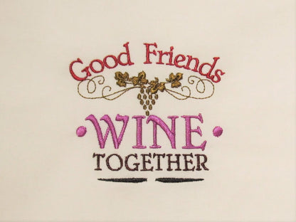 Wine Lovers Kitchen Towel Set of 8