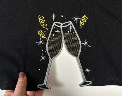 Champagne Cheers Split Side Seam